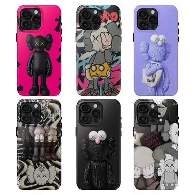 開封済み Original Fake KAWS スマホ ストラップ 3点セット