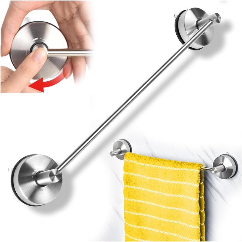 Suction towel bar for glass shower door sale