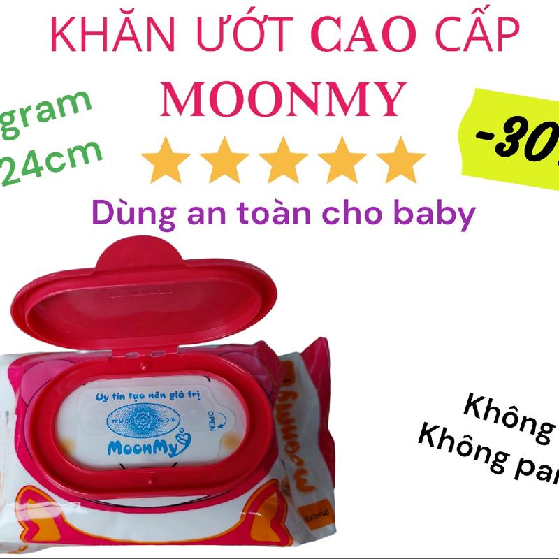 Thùng 10 gói khăn ướt Baby wipes 650 gram không mùi, khổ 17x22cm vải bi dày dặn Voi Cho bé