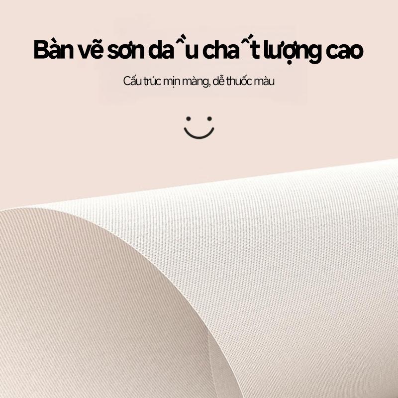 Miracle Works Tranh sơn dầu số hoá 20*20cm kèm khung, combo dụng cụ, Tranh Sơn Dầu Tổng Hợp Nhiều Mẫu