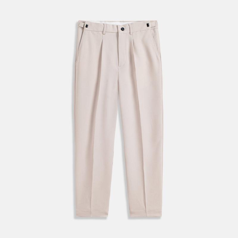 (001) ( CÓ BIGSIZE ) Quần âu nam KEN.STORE, quần tây nam sidetab lưng cao dáng baggy cạp có đai chỉnh eo vải co giãn nhẹ ống đứng cao cấp Menswear Ong Pants