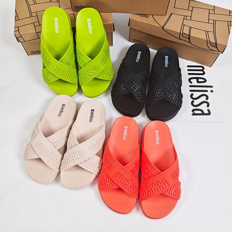 Summer New Lisa Jelly Women's Shoes Cross Bandwidth Surface Flip-Flops Platform Beach Shoes Fragrant Beach Shoes