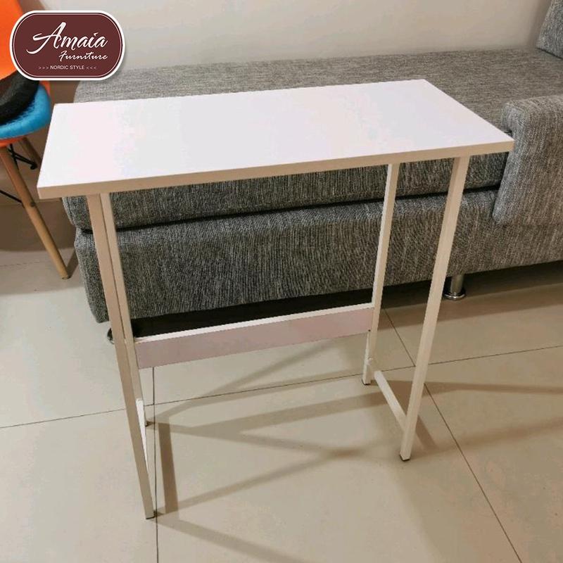 【Fast Delivery】Furniture High Quality Modern Minimalist Computer Desk Solid Wood Study Home Office Table 68x60x28cm