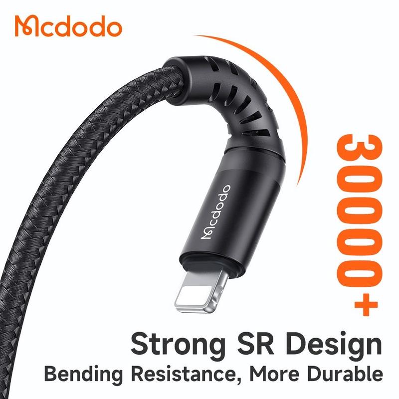 【1yr Warranty】 MCDODO MALAYSIA Borong Strong SR Nylon Braided USB to iP Type C Micro Data Cable 1 Meter CA 2261 2271 2281 1301 (No cut off function and led) Accessories Fast Charging Phone Metal Charger Mobile