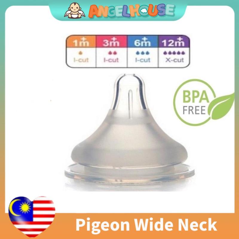 Baby Puting Nipple for Wide Neck Bottle  pacifier Replacement Baby Silicone Pacifier Bayi Susu Bottle Nursing Feeding untuk Botol Susu Lebar 1/5pcs