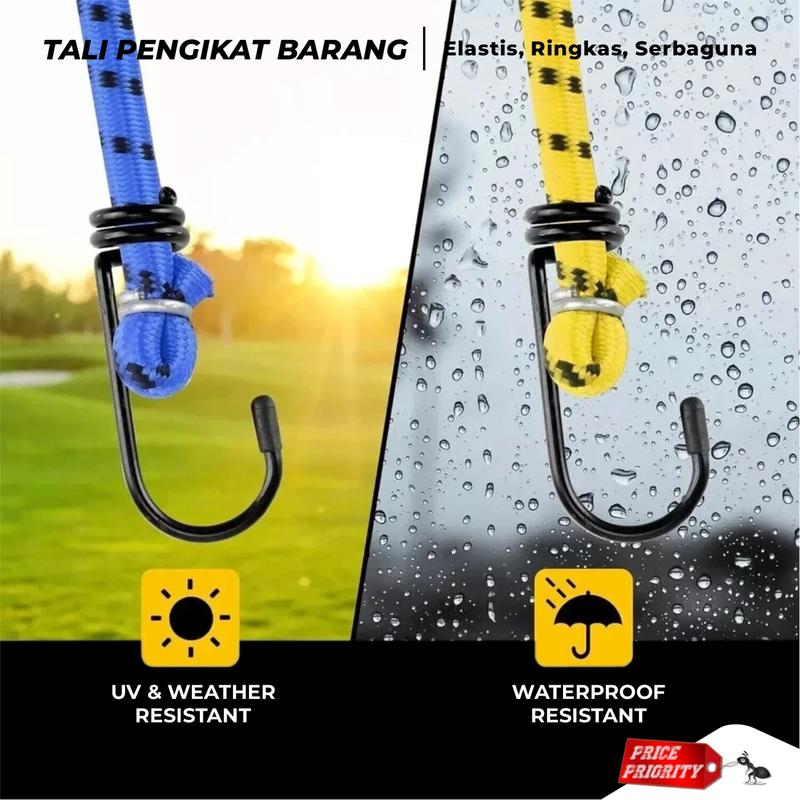 Tali Ikat Barang Di Motor Praktis Karet Fleksible 1 meter Universal