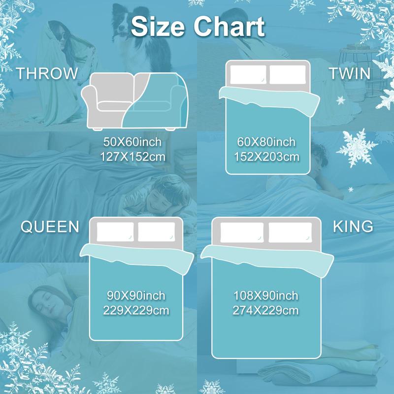 Summer Cooling Blanket, 1 Count Cold Air Conditioning Nylon Blanket, Lightweight Breathable Soft Cooling Smooth Blankets for Sleeping, Cozy Room Accessories, Bedroom Accessories, Double Cooling Blanket, Reversible Cooling Blanket, Skin Friendly Blanket