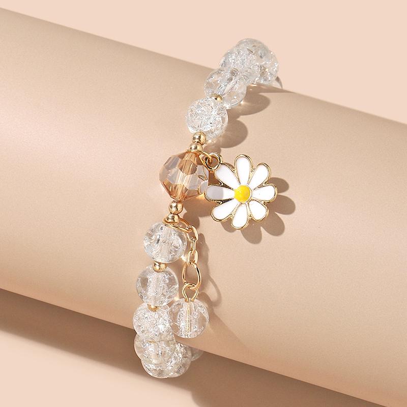 【Jakert】Beautiful Bracelet Female Strawberry Sun Flower Sister Bestie Student Couple Daisy Beautiful