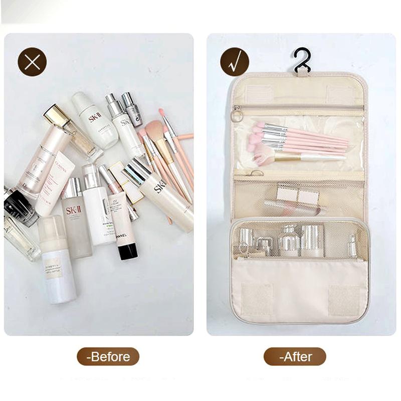 Toiletry Large Bag Hanging Cosmetic Storage Make Up Travel Pouch Waterproof Organizer Washbag MH