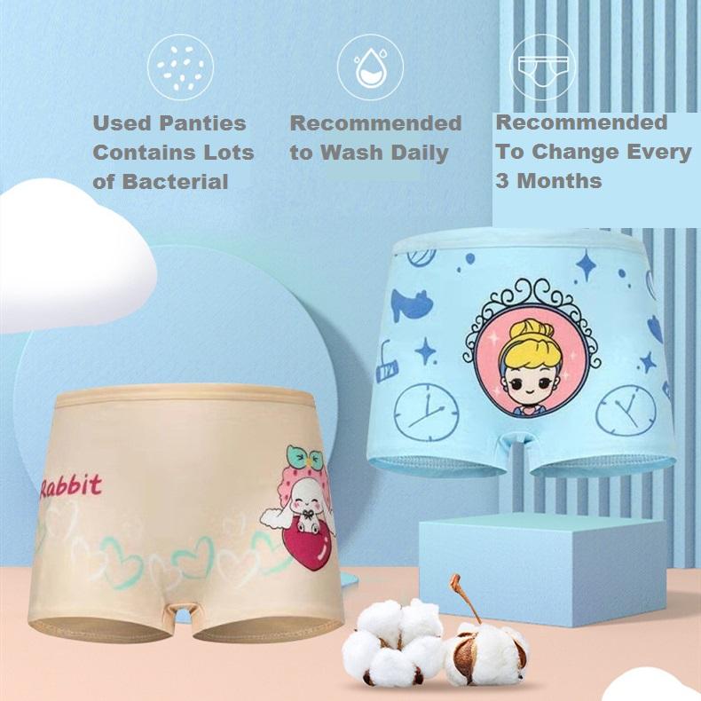 Kids Panties Girl Underwear Cotton Soft Kid Baby Panties Seluar Dalam Gadi Underpants Cartoon Childrens Panties