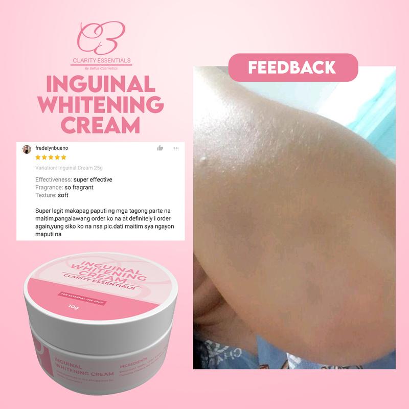 Clarity Essentials - Inguinal Whitening Cream | Intensified for Underarm, Singit, and Butt Brightening | Ideal for Daily Skin Care Regimen | Safety Assured - Dermatologist-Tested Formula Body Care Lotions Cosmetic Skin Repair