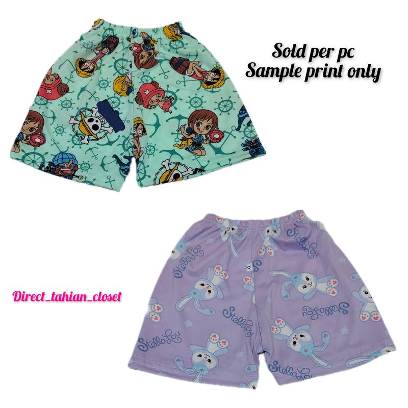 DTC-1PC KIDS SOLO SHORT PRINT(random color and design)