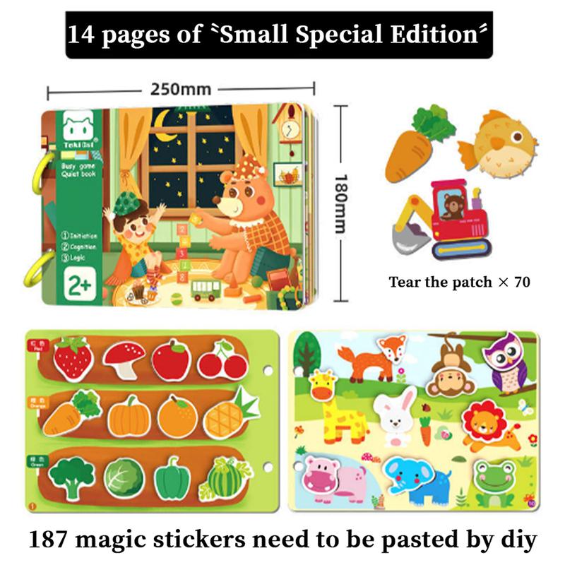 Baby's Busy Book For Toddlers Enlightenment Book Montessori Toys Activity Books For Toddlers