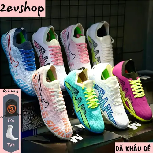 Giày bóng đá MTC Vapor 15 Pro, giày đá bóng nam, giày đá banh đã khâu đế - 2EVSHOP (gồm túi rút + tất)