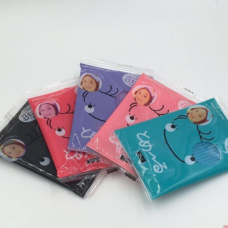 COMBO 04 TÚI 2 miếng dán tóc trang điểm rửa mặt (giao màu ngẫu nhiên)