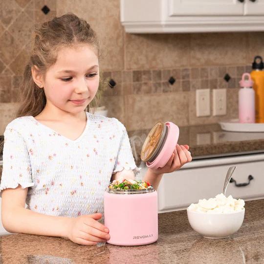 HỘP ĐỰNG THỨC ĂN CÁCH NHIỆT REVOMAX 592ML - 316L 14 Hộp đựng thức ăn cách nhiệt Revomax Gozen 592ml