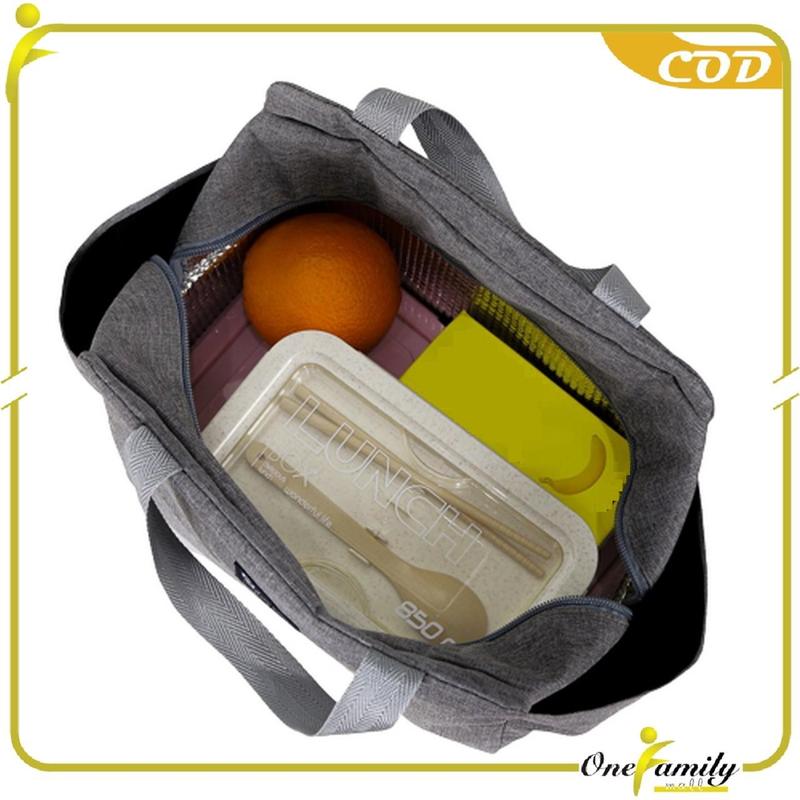 [COD] OFM T43 Lunch Bag Tas Kotak Bekal Tempat Alumunium Foil Multifungsi Import