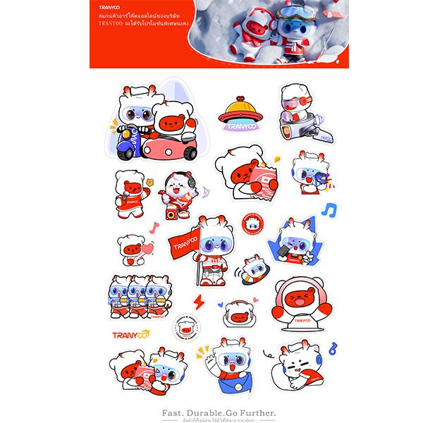 TRANYOO-สินค้าใดๆ ที่คุณสั่งซื้อจะได้รับสติ๊กเกอร์ฟรี