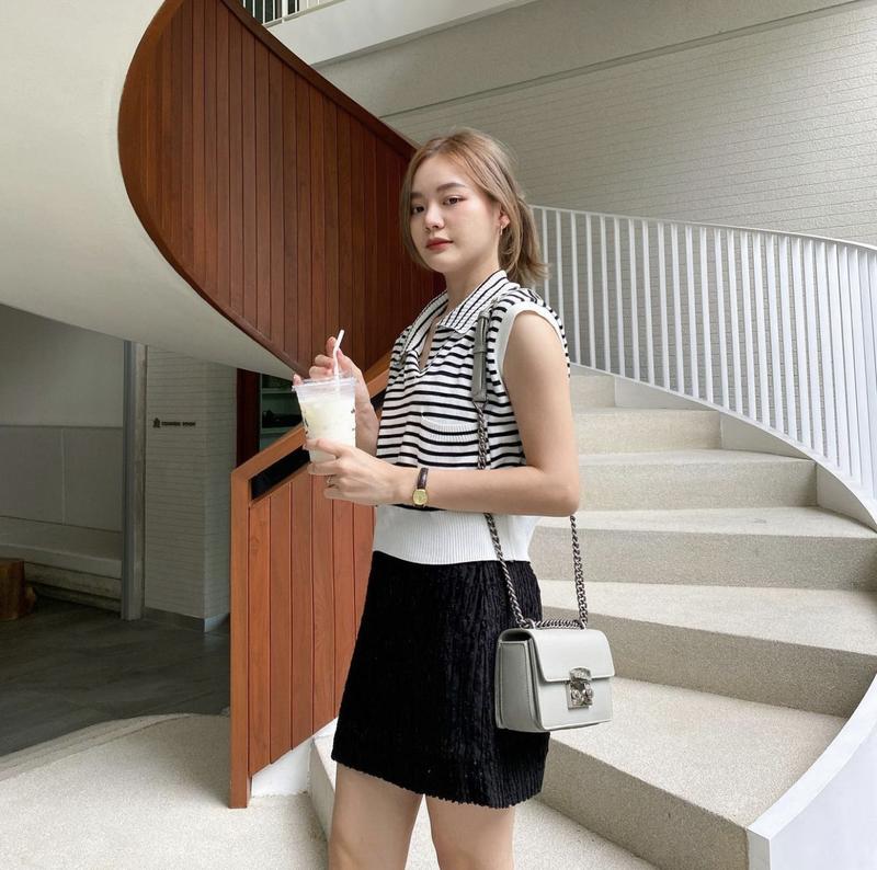Labella : รุ่น Luna ไซต์เล็ก สี Ivory พรี 15 วัน (กระเป๋าสะพายสายโซ่ 8 สี)