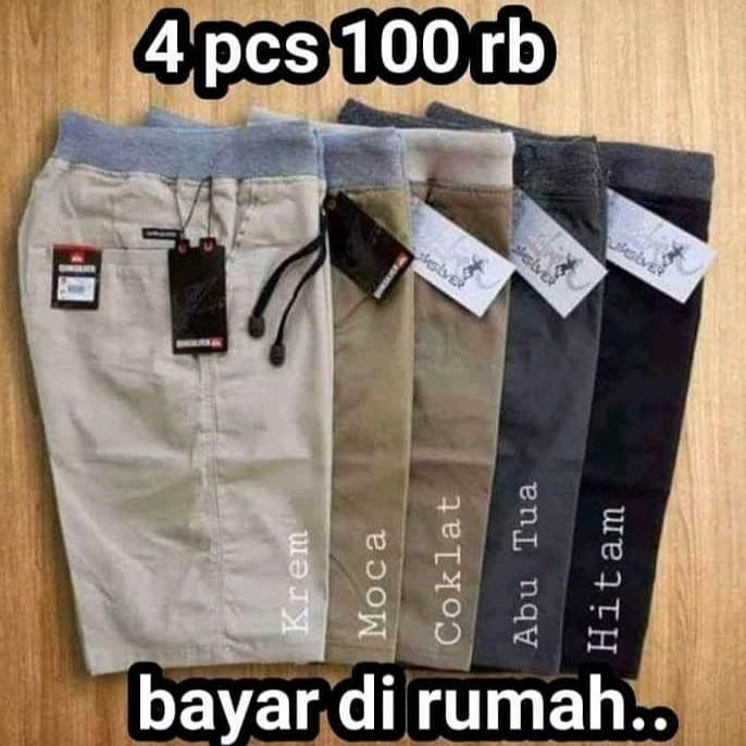 CELANA PENDEK CHINOS 100 DAPAT 4 CELANA/5CELANA