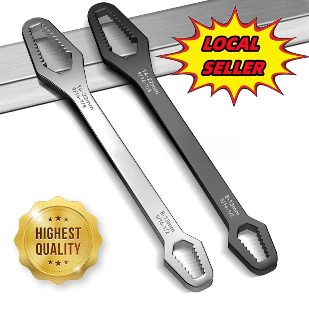 10 PCS Crowfoot Combination Wrench Set - SAE 10 MM Inch Metric 10 PCS Crowfoot Combination Wrench Set - SAE 10 MM Inch Metric