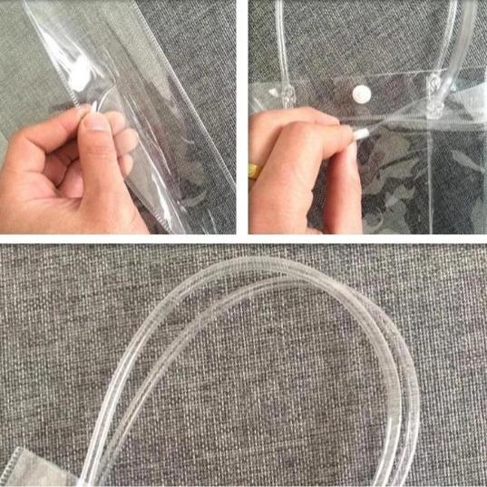 PVC/ Plastic Transparent Bag / Transparent Tote handbag gift Clear bag gift packaging bag