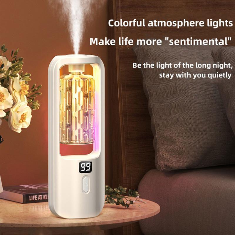7-Speed Digital display Rechargeable Fragrance Machine Automatic Aroma Diffuser humidifiers Essential oil With night light,atmosphere light, breathing light, colorful light
