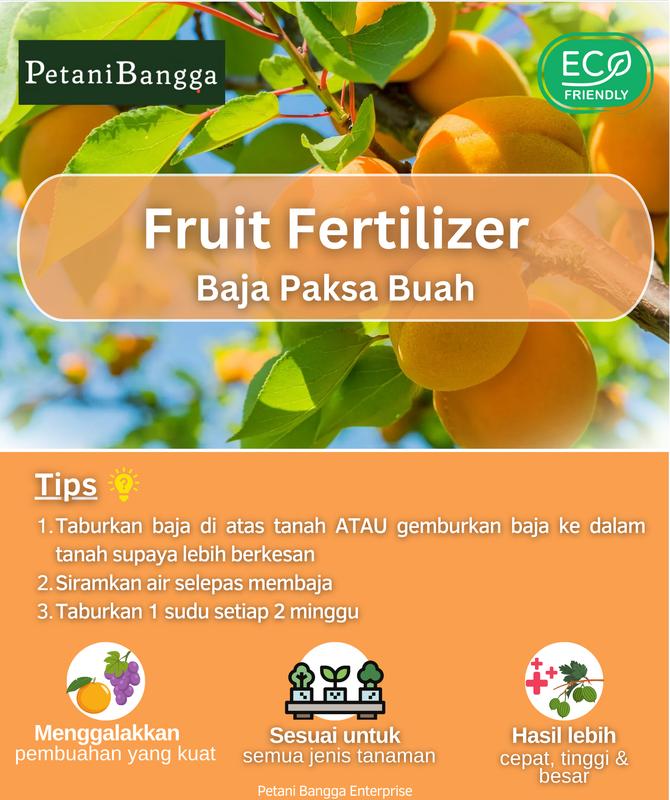 1kg Baja Paksa Buah | Baja Gemuk Buah Viral | Baja Penggalak Buah | Fruiting Fertilizer