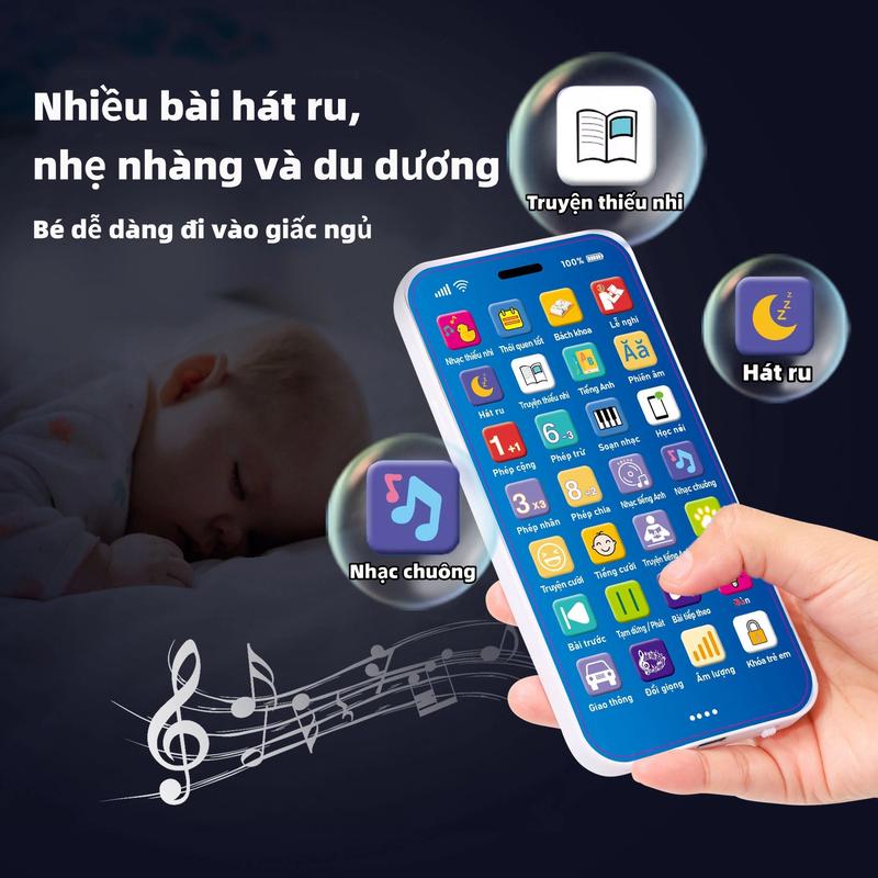 Trẻ em câu đố sớm dạy điện thoại di động mô phỏng âm nhạc điện thoại di động đa chức năng ánh sáng điện thoại di động bé xoa dịu ngủ đồ chơi quà tặng bé trai cô gái