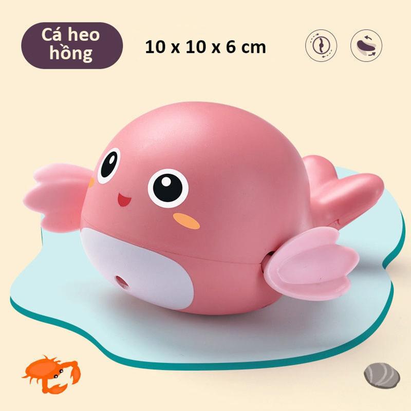 Đồ Chơi Nhà Tắm - Bể Bơi , Vịt-Cá heo-cua Vặn Cót Rùa Thả Trong Nước giúp Bé thích thú hơn khi tắm Cho Bé