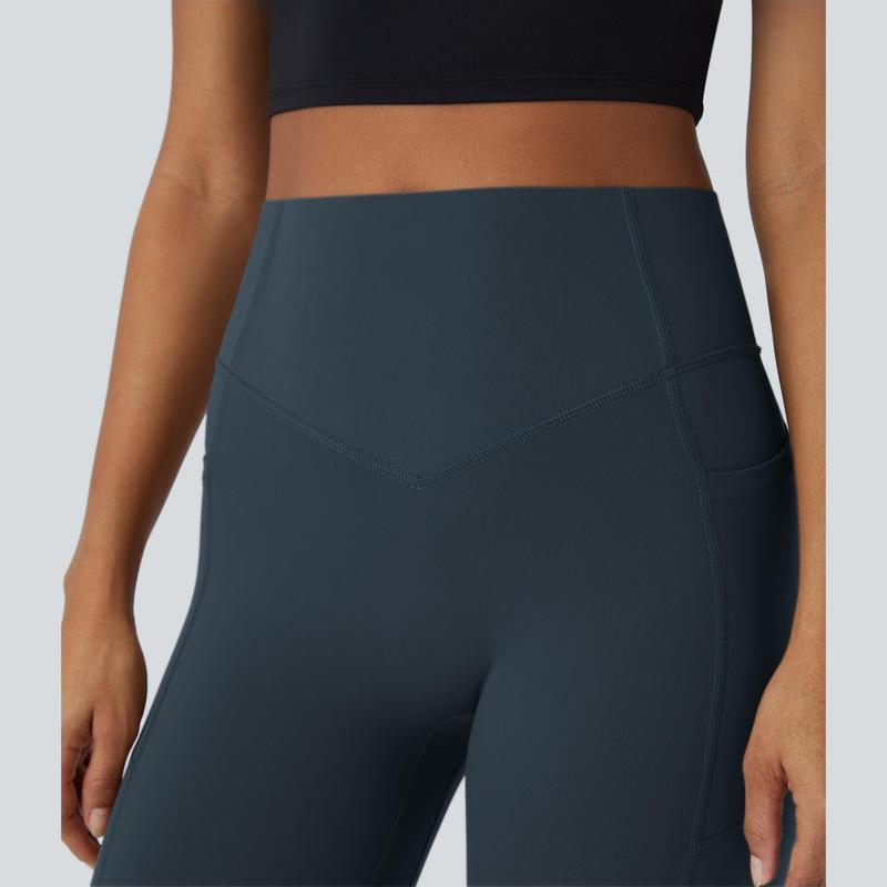Halara SoCinched High Waisted Scrunch Butt Lifting Tummy Control Side Pocket Shaping Training UltraSculpt Leggings - Stretchy Fit for Women, Perfect for Gym & Workouts #DealDrops #Summer #Summervibes